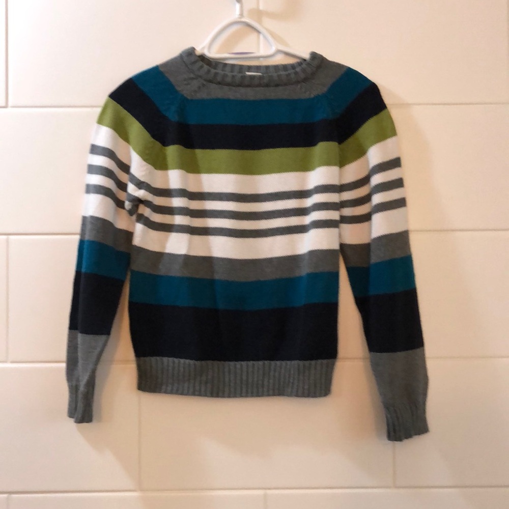 Gymboree boys striped sweater size 7-8